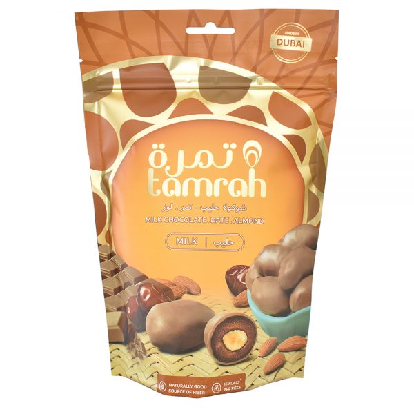 chocolate dates with almond - TAMRAH.CO.UK LTD